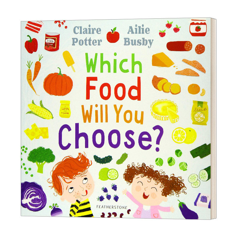 will you choose 蔬菜水果 英文原版儿童健康食物故事绘本 进口英语
