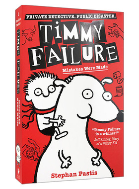 Timmy Failure Mistakes Were Made 囧侦探提米1 酿成错误 英文原版青少年儿童侦探章节小说 进口书籍