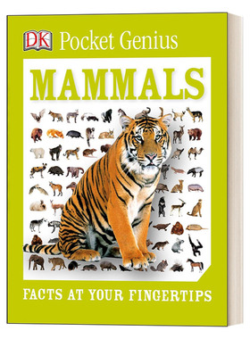 英文原版 Pocket Genius Mammals Facts at Your Fingertips DK百科知识口袋书 口袋天才系列 哺乳动物 英文版 进口英语原版书籍