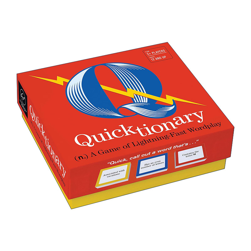 英文原版 Quicktionary 文字组成 纸牌游戏卡 英文版 进口英语原版书籍