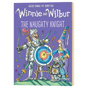英文原版 Winnie and Wilbur The Naughty Knight 女巫温妮与黑猫威尔伯 调皮的骑士 儿童魔法主题绘本 英文版 进口英语原版书籍