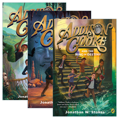 Addison Cooke 艾迪生库克系列3册 儿童章节桥梁书 Jonathan W. Stokes