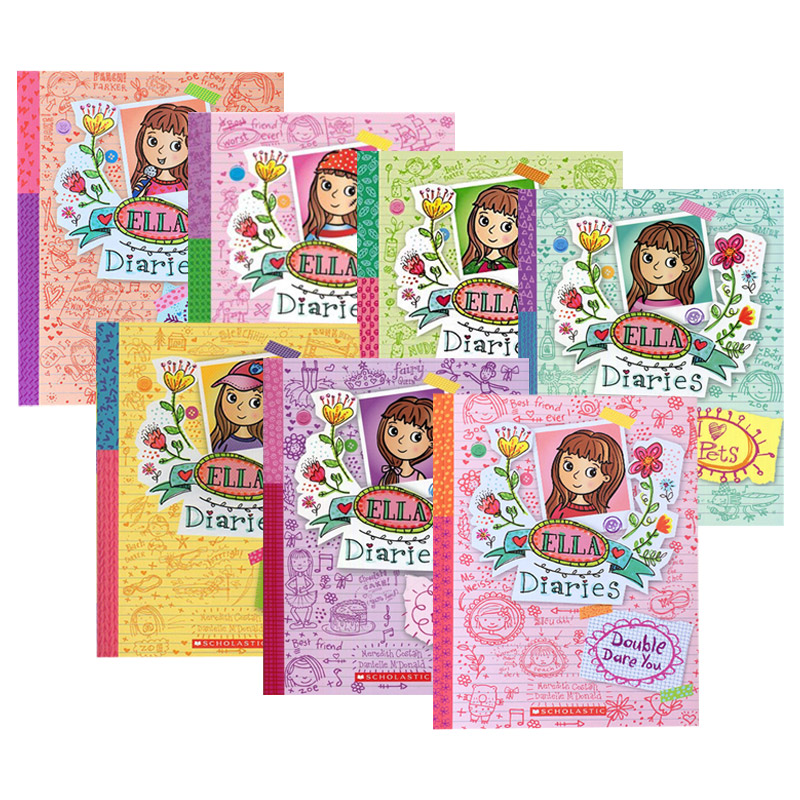 艾拉日记7册EllaDiaries英文