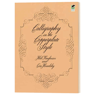 风格的英文书法 铜版书法 Calligraphy in the Copperplate Style Calligraphy 英文原版艺术文学读物 进口英语书籍