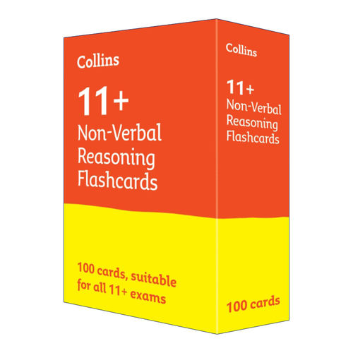 英文原版 Collins 11+ Non-Verbal Reasoning Flashcards 柯林斯英国小升初非文字推理闪卡 适合GL和CEM 英文版 进口英语原版书籍