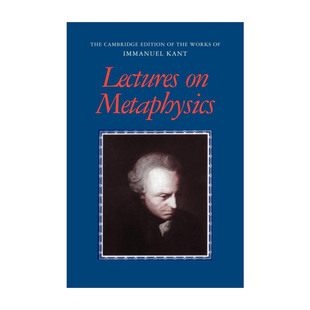 Lectures on Metaphysics 剑桥版康德著作系列 形而上学讲座