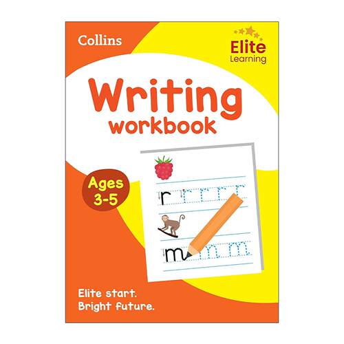英文原版 Collins Elite Learning Writing Workbook Ages 3-5 柯林斯儿童英语教材教辅 写作 英文版 进口英语原版书籍