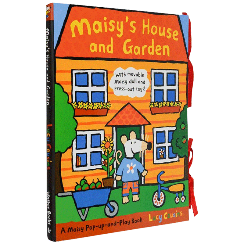 小鼠波波的房子和花园 英文原版立体书 Maisy's House and Garden 搭建立体书场景 Lucy Cousins 精装 英文版进口原版英语书籍