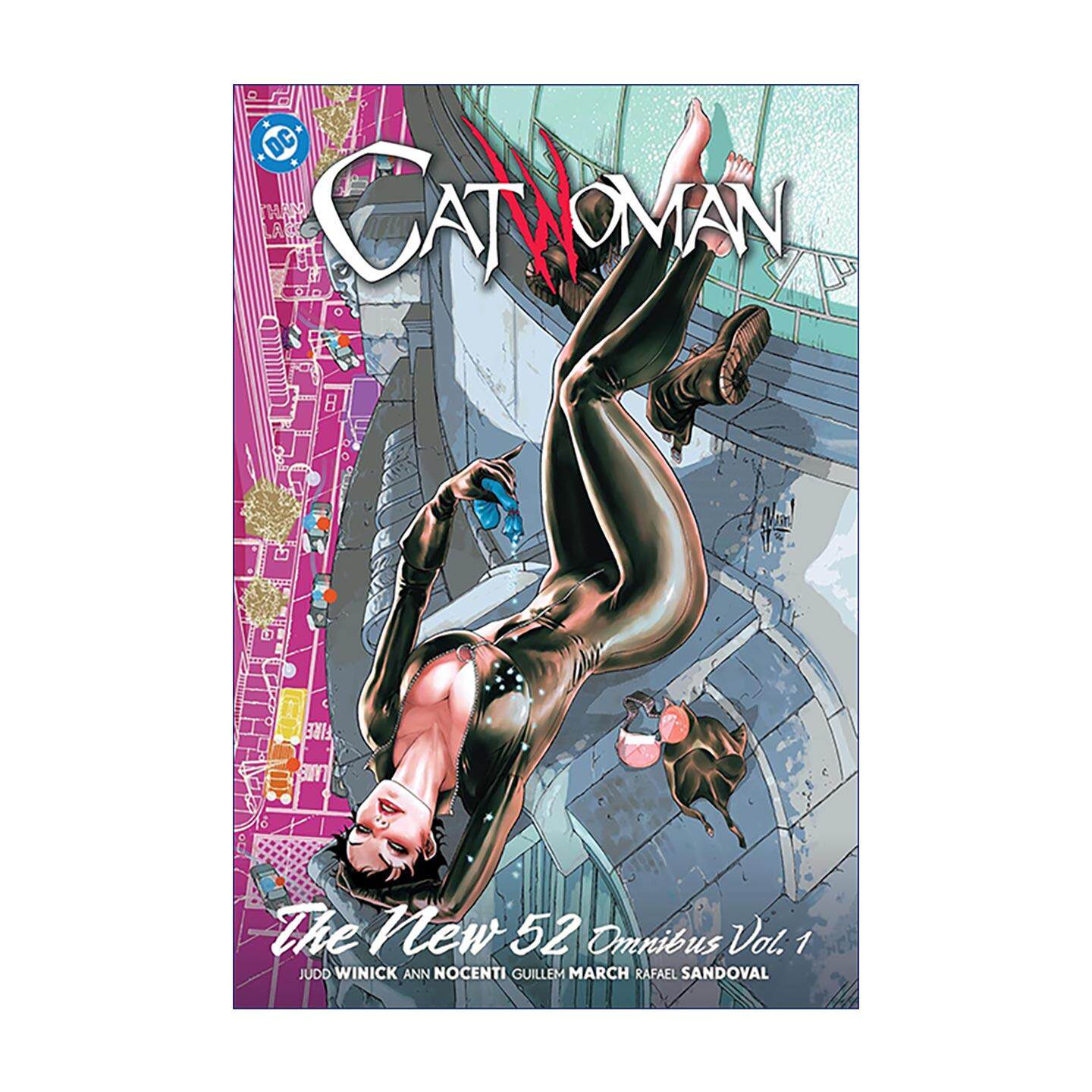 英文原版 Catwoman: The New 52 Omnibus Vol. 1 猫女 新52精选集 卷一 DC漫画 经典精装收藏版 蝙蝠侠 英文版 进口英语原版书籍