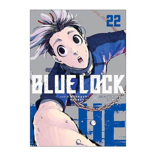 英文原版 Blue Lock 22 蓝色监狱系列22 同名日本动漫 足球体育漫画 野村优介 英文版 进口英语原版书籍