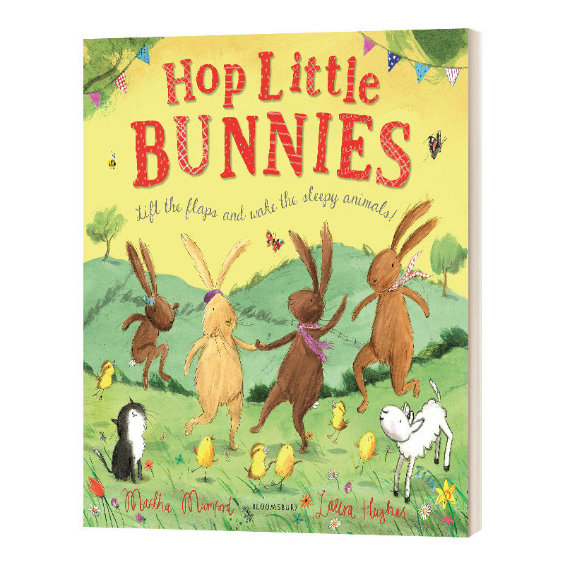 hop little bunnies 跳跃的兔子 小兔子系列绘本 英文原版儿童绘本
