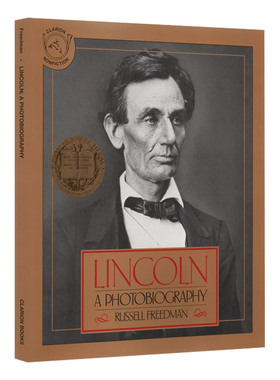林肯传 Lincoln A Photobiography 纽伯瑞金奖 中小学英语课外阅读 Russell Freedman 英文原版文学小说 进口书籍