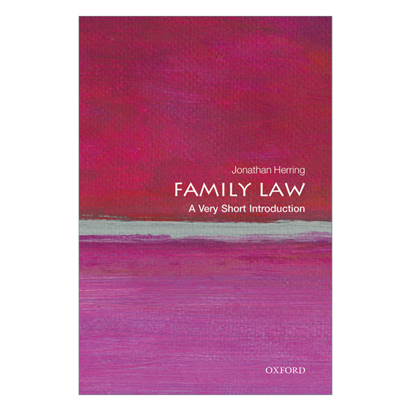 牛津通识读本 家庭法 Family Law A Very Short Introduction 英文原版法律类读物 进口英语书籍