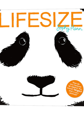 猜猜我有多大 Lifesize 生命的尺寸 动物科普绘本 大开本 英文原版儿童英语图画书 亲子共读读物 Sophy Henn 进口书籍