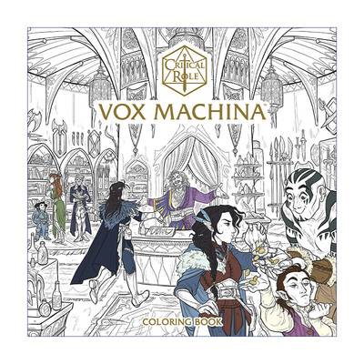 英文原版 Critical Role Vox Machina Coloring Book 关键角色 VOX机器涂色书 Dark Horse黑马漫画 英文版 进口英语原版书籍