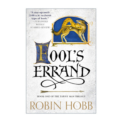 英文原版 Fool's Errand The Tawny Man Trilogy 01 刺客后传1 弄臣任务 刺客正传作者Robin Hobb 英文版 进口英语原版书籍