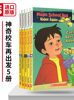The Magic School Bus Rides Again Scholastic Reader 神奇校车再出发5册 学乐大树系列 英文原版儿童分级阅读初级章节桥梁书
