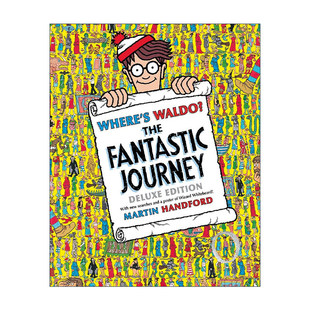 英文原版 Where's Waldo The Fantastic Journey 沃尔多在哪里 神奇的旅程 儿童趣味游戏活动书 精装豪华版 进口英语原版书籍