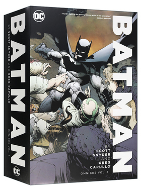 新52蝙蝠侠完全收藏版1 DC漫画 精装 Batman by Scott Snyder & Greg Capullo Omnibus Vol.1 英文原版小说 进口英语书籍