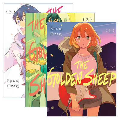 英文原版 The Golden Sheep 金色的羊系列1-3册 校园漫画 神会说谎作者尾崎かおり 英文版 进口英语原版书籍