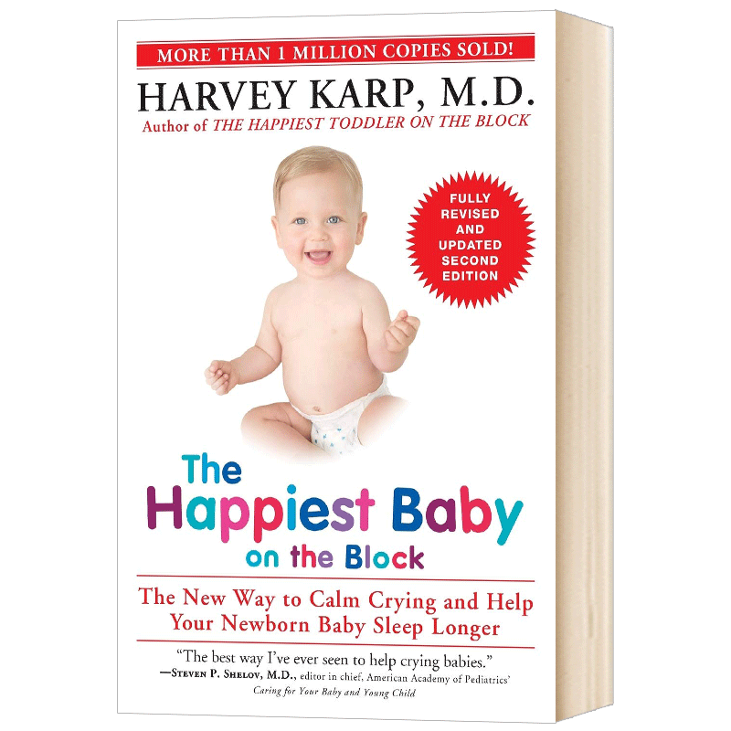 卡普新生儿安抚法 The Happiest Baby on the Block 英文原版新生儿安抚宝典 快速解救疲惫不堪的新手父母 英文版进口育儿书籍
