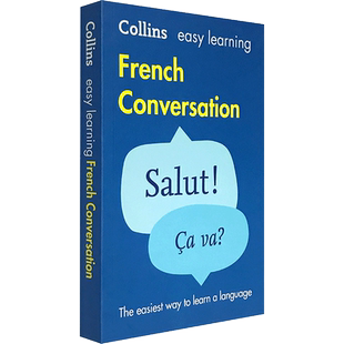 柯林斯轻松学法语口语会话 Easy Learning French Conversation 英文原版法语口语词汇学习工具书 进口法语自学教材