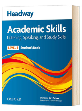 牛津HEADWAY 学术英语学习技巧 听说1 HEADWAY 1 Academic Skills Listening  Speaking  英文原版大学教辅 进口英语书籍