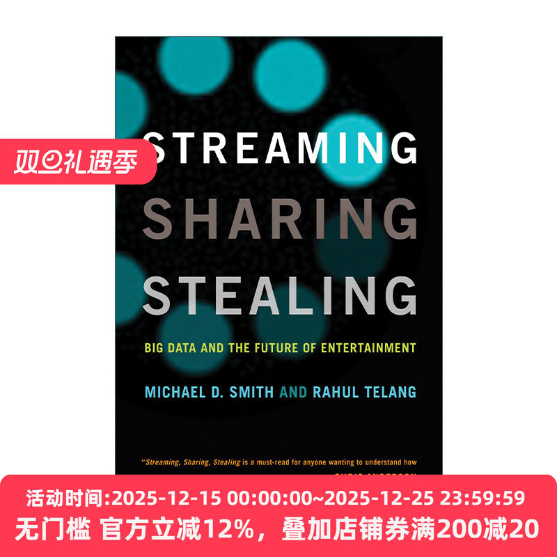 英文原版 Streaming Sharing Stealing The MIT Press 3S风潮 串流 分享 盗版 大数据如何改写创意产业的未来 英文版 进口英语书籍