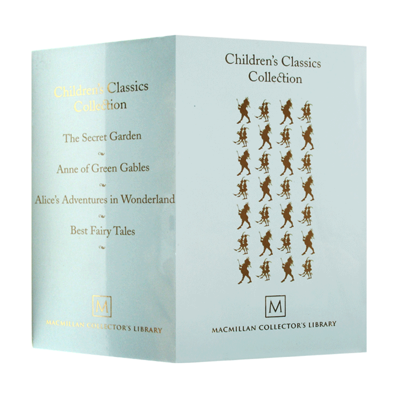 经典儿童文学精装版收藏4册 英文原版 Children's Classics Collection 绿山墙的安妮 安徒生童话 秘密花园 原版英语青少年读物