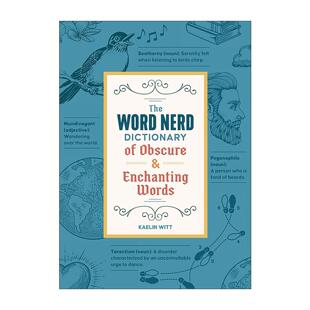 Dictionary The Nerd 英文版 书籍 英文原版 365个冷门奇妙词汇 Word Words Enchanting Obscure 进口英语原版 词痴秘典
