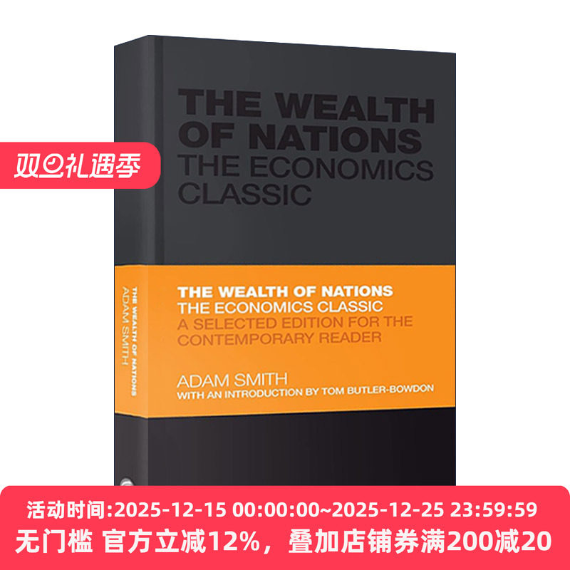 英文原版 The Wealth of Nations 国富论 精装 英文版 进口英语原版书籍