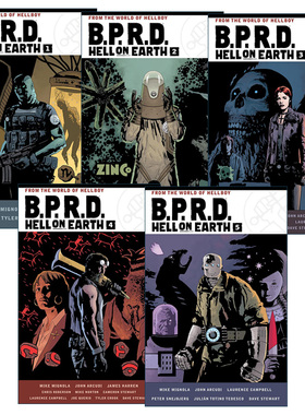 英文原版 B.P.R.D. Hell on Earth 人间地狱 1-5册 超自然调查防御署 Dark Horse黑马漫画 Mike Mignola 英文版 进口英语原版书籍