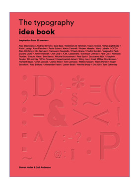The Typography Idea Book 字体排版概念设计创意书 灵感来自50位大师