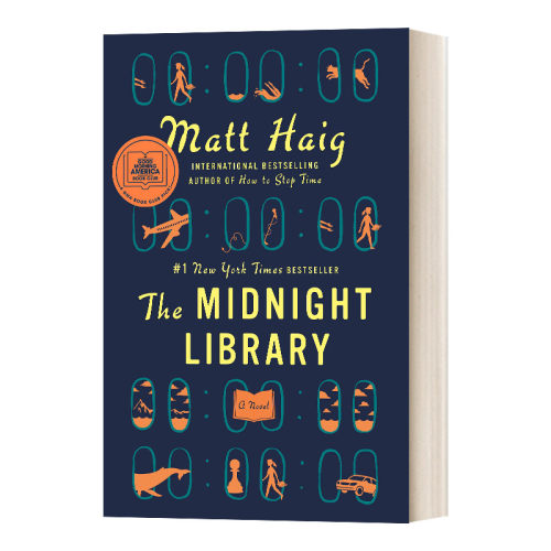 The Midnight Library 午夜图书馆 马特黑格小说 Matt Haig 精装 英文原版科幻小说 进口英语书籍