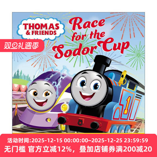 英文原版 Thomas and Friends Race For the Sodor Cup 托马斯小火车动画电影官方绘本 索多岛杯竞速大赛 英文版 进口英语原版书籍