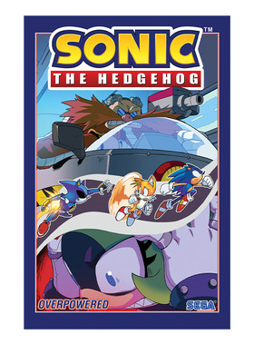 英文原版 Sonic The Hedgehog  Vol. 14 Overpowered 刺猬索尼克第14卷 过强 英文版 进口英语原版书籍