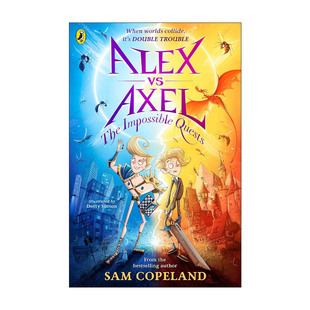 The 阿里斯和阿塞尔 Alex Axel 英文版 书籍 英文原版 任务 Impossible 男孩 互换了身份 Quests 进口英语原版 不可能完成