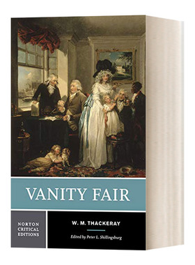 Vanity Fair 名利场 诺顿文学解读系列 英文原版文学读物 进口英语书籍