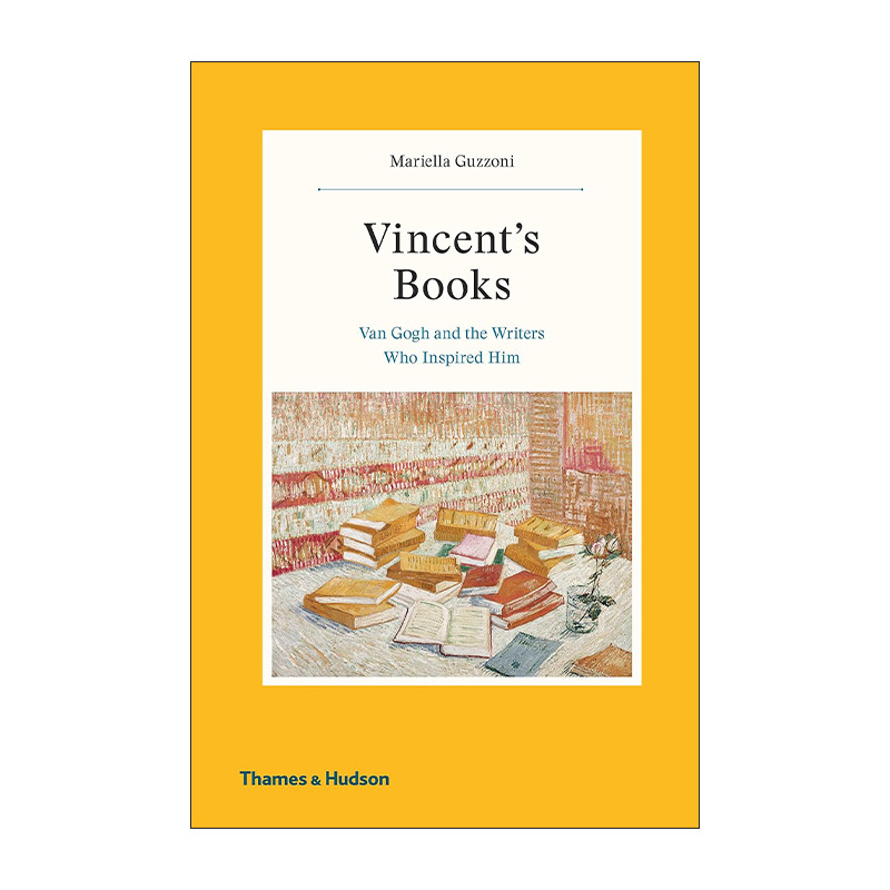 英文原版 Vincent's Books文森特的书梵高与启发过他的作家精装英文版进口英语原版书籍