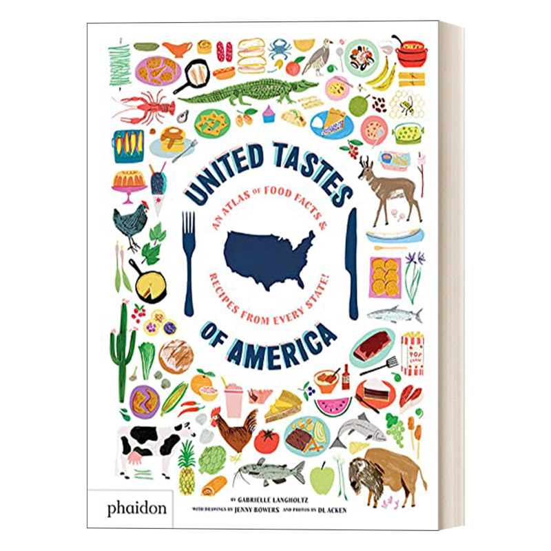 United Tastes of America 美国各州特色食物及食谱书 精装