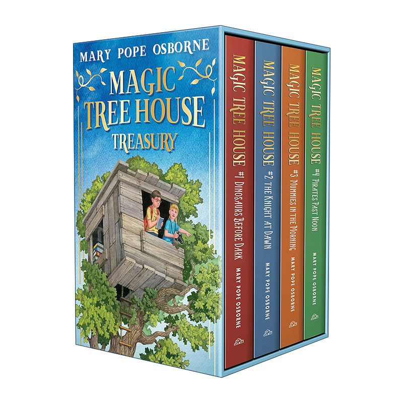 Magic Tree House 1-4 Treasury Boxed Set 神奇树屋1-4册盒装套装
