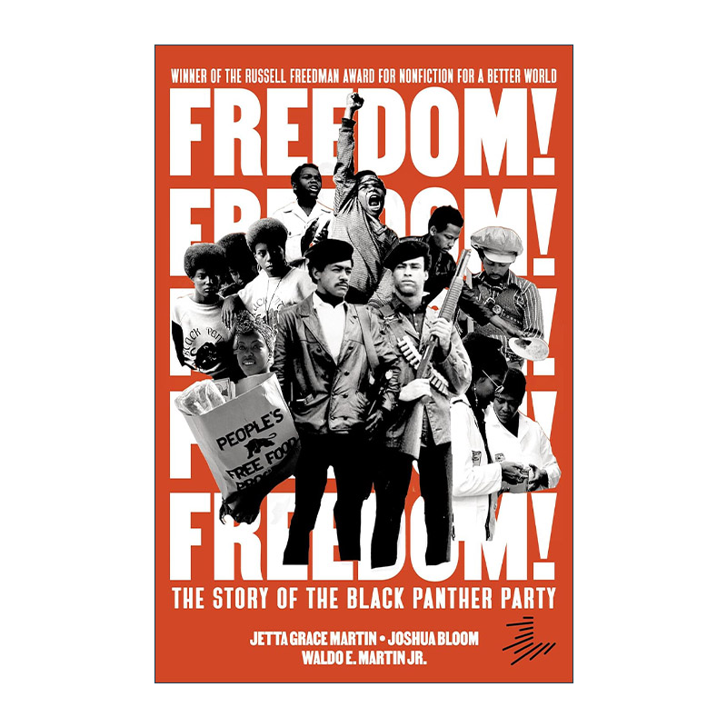 英文原版 Freedom The Story of the Black Panther Party 黑豹党的故事 国际扫盲协会图书奖 英文版 进口英语原版书籍