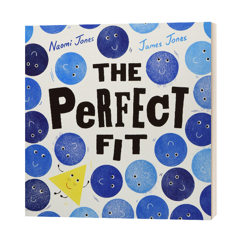 the perfect fit 完美契合 英文原版儿童认识形状绘本 进口英语启蒙