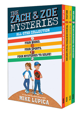 Zach and Zoe 1-4 Box Set 扎克与佐伊系列1-4套装盒装 Mike Lupica