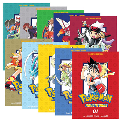 皮卡丘大冒险1-10册英文漫画