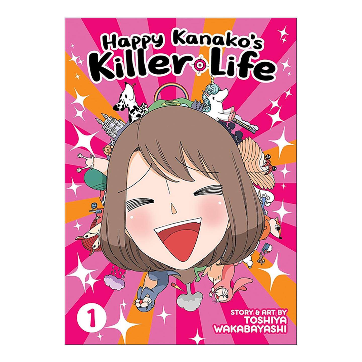 英文原版 Happy Kanako's Killer Life 1 幸福伽菜子的快乐杀手生活1 同名日剧搞笑漫画 英文版 进口英语原版书籍