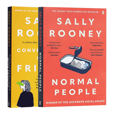 莎莉鲁尼小说 聊天记录+普通人Conversations with Friends Normal People Sally Rooney 共2册 英文版进口小说书籍