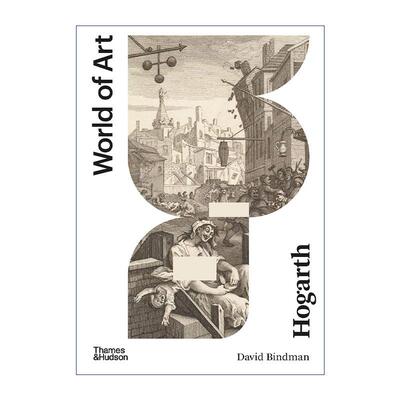 英文原版 Hogarth 威廉·霍加斯版画画册作品集 World of Art系列 英文版 进口英语原版书籍