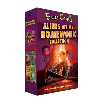 英文原版 Aliens Ate My Homework Collection Boxed Set 外星人吃了我的作业4册盒装 青少年科幻冒险小说 英文版 进口英语书籍