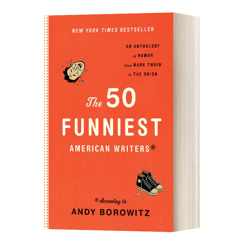 英文原版 The 50 Funniest American Writers 50位最有趣的美国作家 从马克吐温到洋葱的幽默选集 精装 英文版 进口英语原版书籍